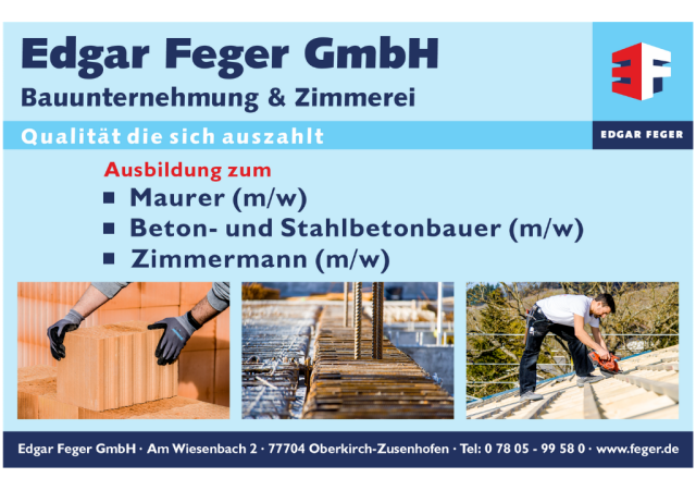 Übersicht der Ausbildungsberufe