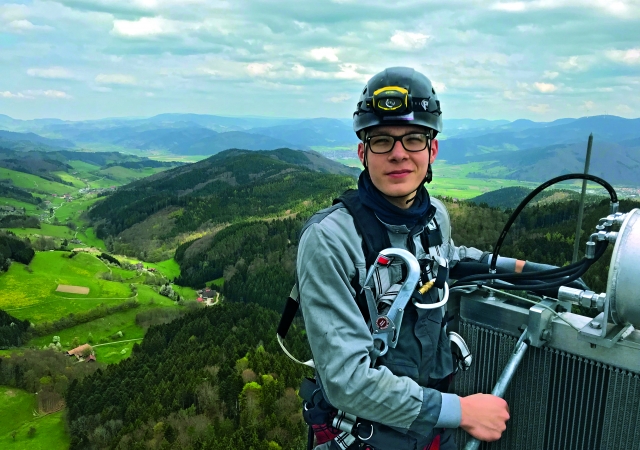 WARTUNGSARBEITEN AN EINER WINDENERGIEANLAGE